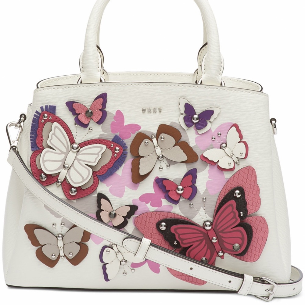 DKNY Paige leather butterfly satchel - Picture 1 of 11